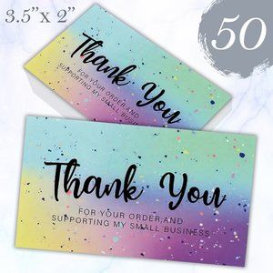 50 Thank You Cards